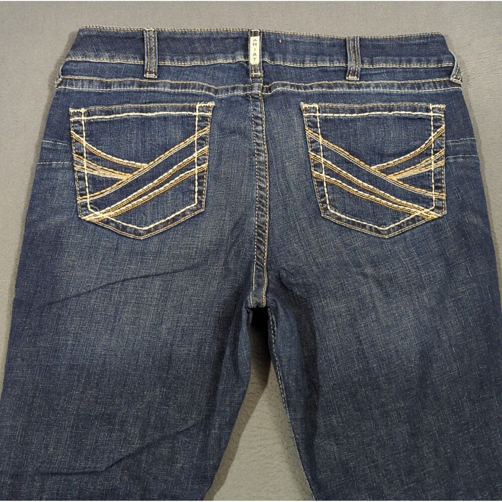 Ariat Jeans Women's 20WR Blue R.E.A.L. Perfect Rise Lexie Boot Cut Western Denim